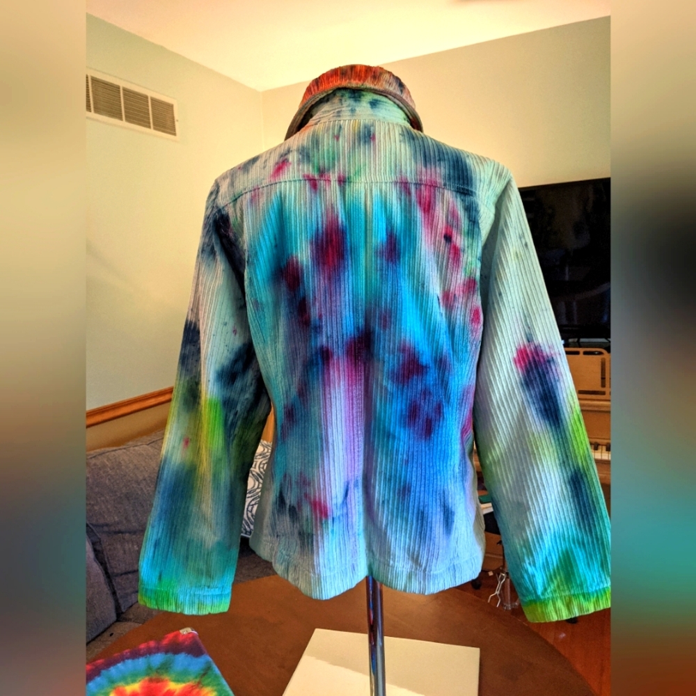 👀 🌈 Sun&Wind dried tie dye! Courduroy Sonoma jacket